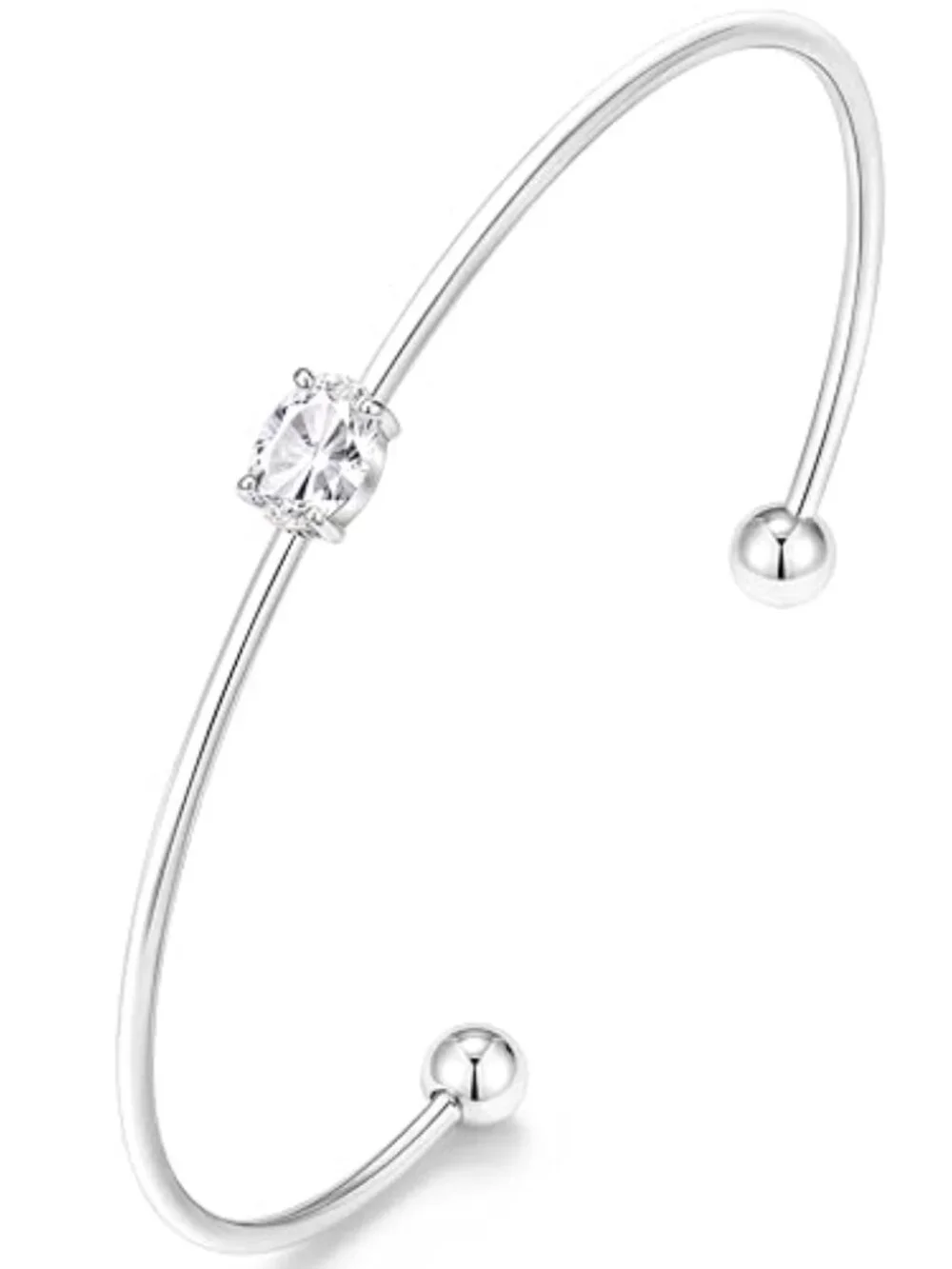 New - Gold Cuff‎ Bangle for Women, Dainty 14K Gold Plated Bracelet Non Tarnish